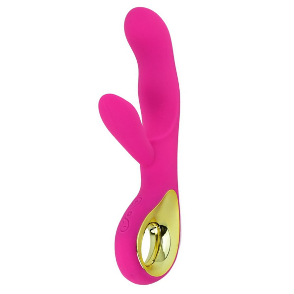 Vibromasseur rabbit USB rose point G 